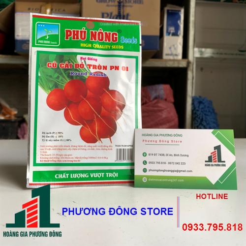 Hạt giống củ cải đỏ tròn